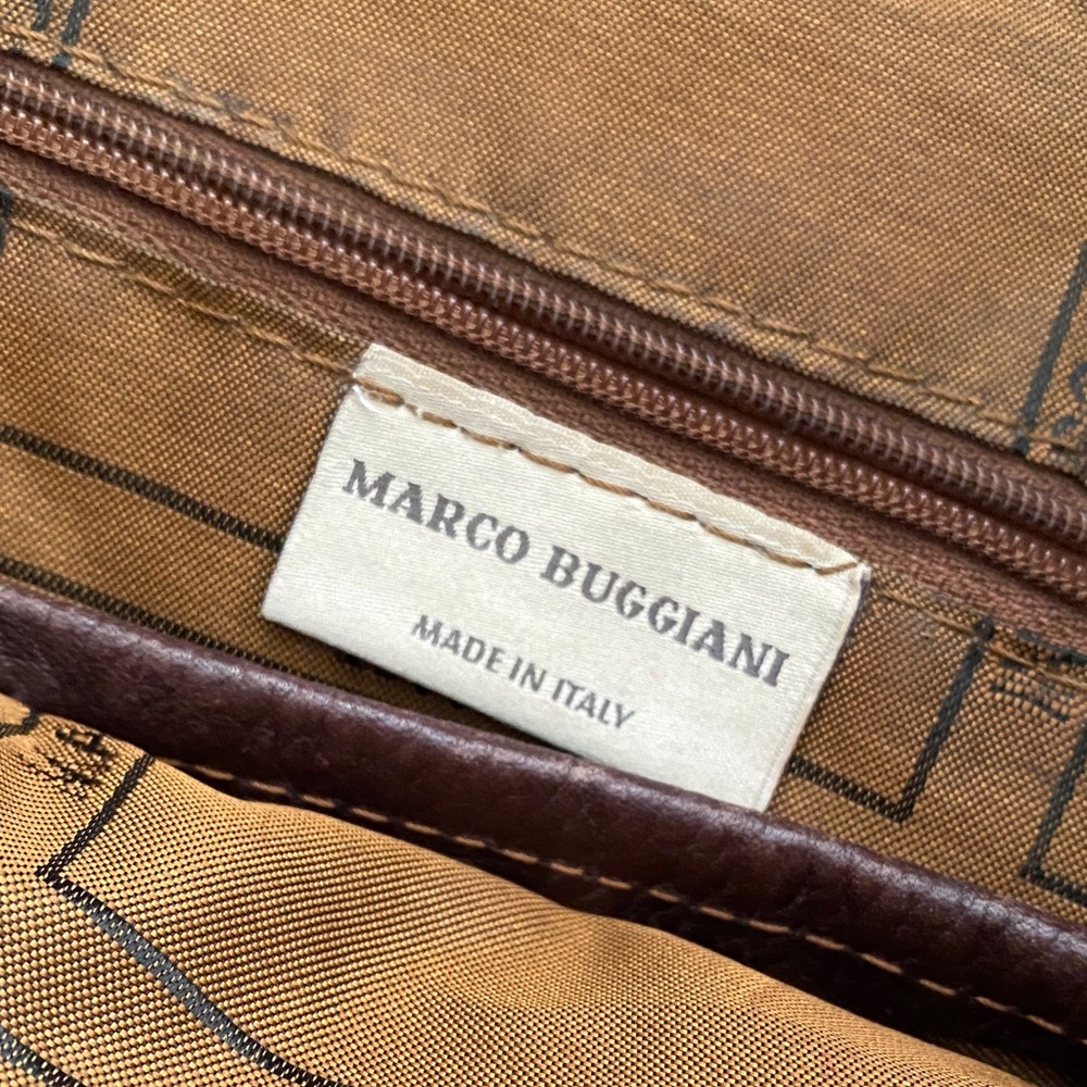 🤎 Marco Buggiani Leather Shoulder Bag - Picture 7 of 7